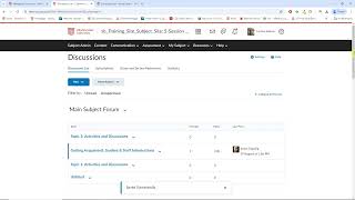 Brightspace Creating restricted discussion forums and topics [upl. by Haleehs]