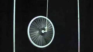 GravityDefying Bicycle Wheel Gyroscope [upl. by Adelpho655]