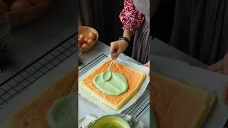 Vanilla Swiss Roll recipe dessert shortvideo [upl. by Notsek]