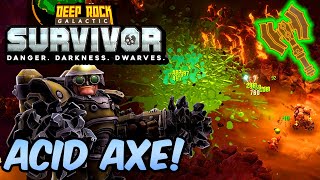 Impact Axe is Actually BUSTED  Deep Rock Galactic Survivor [upl. by Nybbor]