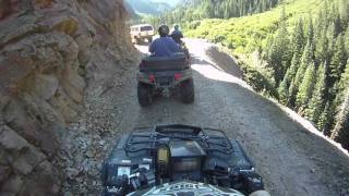 Ouray Colorado ATV Trail Rides July 2011  Part 14  Mineral Creek Access To Alpine Loop amp Lake City [upl. by Aenahs]