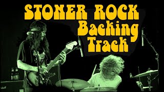 Stoner Rock Backing Track Em BASS  DRUMS [upl. by Yrahk]