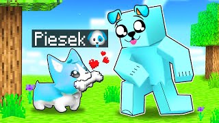 Adoptowałem PIESKA w Minecraft 🦴🐶💙 [upl. by Lynad]