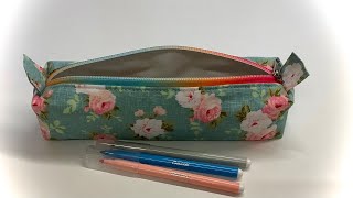 Coudre une petite trousse à crayons 🖍️ couture Madalena [upl. by Ogram513]