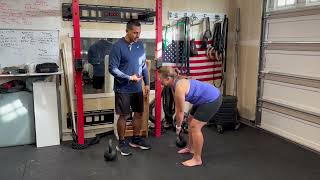 3 Effective Kettlebell exercises for the busy person at home [upl. by Dinny509]