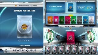 NBA 2K14 Next Gen MyTeam  Diamond Kobe Bryant New Series One Booster Packs PS4 [upl. by Hasseman]