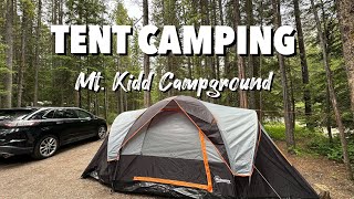 A Relaxing Camping Experience  Mt Kidd RV Park Campground  Tent Camping [upl. by Sherye30]