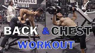 Back and Chest Superset Workout for Hypertrophy  Sculpt and Strengthen with Intense Supersets [upl. by Nanerb]