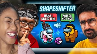 SIDEMEN AMONG US PROXIMITY CHAT SHAPESHIFTER SPECIAL  Reaction [upl. by Roselane]