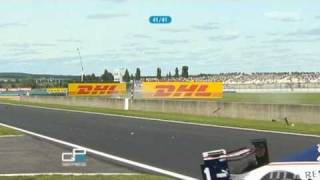 Magny Cours GP2 viso nasty crash [upl. by Orit]