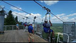 Ziplining at Camelback in the Poconos [upl. by Marylou437]