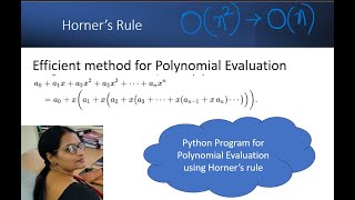 Horners Rule to Evaluate a Polynomial [upl. by Cloe]