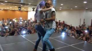 ALBIR amp SARA kizomba choreography in FEELING KIZOMBA FESTIVAL MADRID 2013 [upl. by Ennaesor]