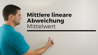 Mittlere lineare Abweichung vom Mittelwert Häufigkeitsverteilung Statistik  Mathe by Daniel Jung [upl. by Eidoj424]