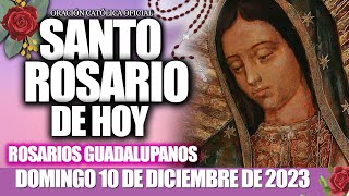 SANTO ROSARIO DE HOY DOMINGO 10 DE DICIEMBRE DE 2023🌷MISTERIOS GLORIOSOSROSARIOS GUADALUPANOS [upl. by Llerrud401]