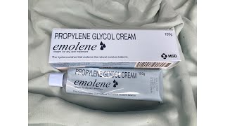 Emolene Cream  Best moisturiser  Quick review  Propylene glycol cream  Capricorn Life [upl. by Risan775]