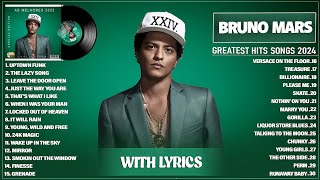 Bruno Mars Songs Playlist 2024 Lyrics  The Best Of Bruno Mars  Greatest Hits Full Album 2024 [upl. by Hilaria]