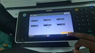 Ricoh MP C2011 Printer How to Access and Print the Configuration Page [upl. by Daukas]