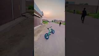 😎 bulletlover modifiedcycle bicycle stunt fatbike fatbikeride mountainbike trandingshorts [upl. by Ahsinak]