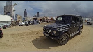 MercedesBenz G500 V8  Offroad test  Frankfurt motor show  Mercedes GKlasse Geländetest IAA 2013 [upl. by Icnan]