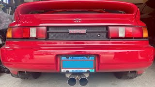 2GR MR2 Cold StartWilhelm Raceworks Center Exit Exhaust [upl. by Ecnerat]