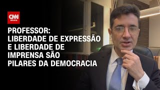 Professor Liberdade de expressão e liberdade de imprensa são pilares da democracia  WW [upl. by Almat]