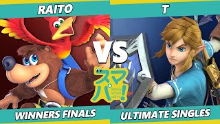 WSP 51 Winners Finals  Raito Banjo Kazooie Vs T Link SSBU Ultimate Tournament [upl. by Ived]