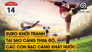 Euro khởi tranh Tại sao càng thua độ các con bạc càng khát nước  TỔ BUÔN 247 14062024 [upl. by Alguire]