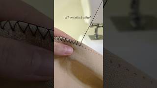 10 stitches you need to know 7 how to sew an overlock stitch sewing sewingforbeginner handstitch [upl. by Arotak]