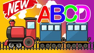 train abcd abcd abc ab ABCABCDAB A TO Z a to zkids rhymes kids nursery rhyme nursery rhyme [upl. by Jochbed]