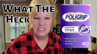 Poligrip Denture Adhesive Strips Review [upl. by Carrington85]