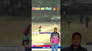 Gora On fire 🔥🏏cricketanil ipl cricket tenniscricket tennisballcricket [upl. by Wise]