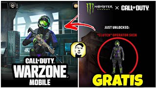 WARZONE MOBILE CÓMO OBTENER LA SKIN GRATIS de MONSTER ENERGY [upl. by Parik]