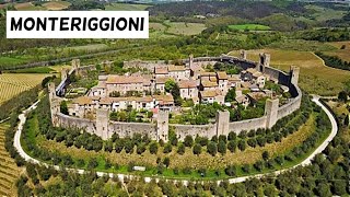 MONTERIGGIONI el Pueblo Medieval Amurallado más Bonito de Italia  Rocca di Staggia  7 Toscana [upl. by Gipson193]