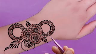 New stylish mehndi design  easy arabic mehndi design  mehndi ka design  mehndi design  mehndi [upl. by Freeborn]