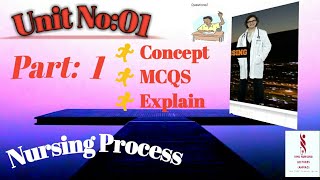 Nursing process unit1 BSN2 semester whatch video important mcqs concept  New Explanation [upl. by Emoryt]