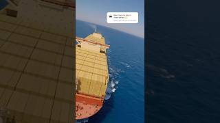 Ship 🛳️ view from drone 🛩️ ship travel msc [upl. by Jarrod]