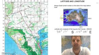 Topographic Mapping  Latitude and Longitude [upl. by Leviram]