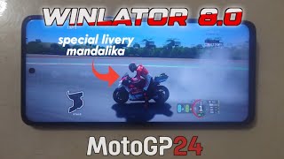 Winlator 80 Frost V1 Mandalika VR46 special livery Poco X3 Pro [upl. by Innep]