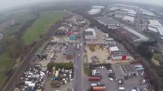 Above Nursling Industrial Estate Southampton  March 2015 [upl. by Ettena]