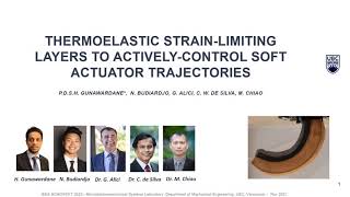 Thermoelastic Strainlimiting Layers to Activelycontrol Soft Actuator Trajectories [upl. by Joseph584]