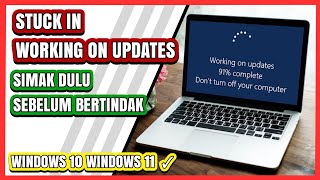 Cara Mengatasi Working On Updates Windows 10 [upl. by Bonnes]