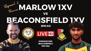 Beaconsfield 1XV vs Marlow 1XV  Saturday 21st September 2024  KO 3pm [upl. by Tama587]