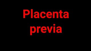 Placenta previa Ultrasound basics [upl. by Oijile]