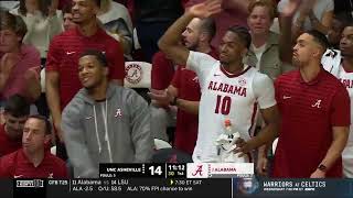 Alabama vs UNCAsheville  2024114  NCAAB Game [upl. by Dinah]