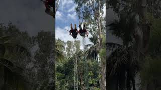 Giant Swing in Area 83 Resort Bannerghatta road Bangalore Adventure activitiesteamouting viral [upl. by Itoyj]