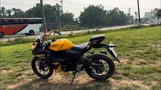 Suzuki Gsxr 150 bike  Yellow GSX R150  Abs Dual Channel gsxr 2024 reviews [upl. by Anertal]