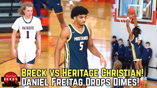 1 Breck Takes On Heritage Christian At The Border Battle Full Highlights [upl. by Akimot]