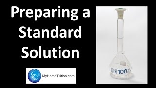 Preparing a Standard Solution  Acids and Bases [upl. by Nolham]