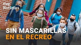 MADRID elimina la obligatoriedad de las MASCARILLAS en el RECREO  RTVE Noticias [upl. by Anett482]